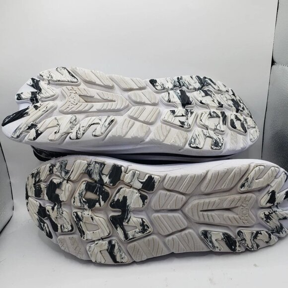 Hoka One One Mens Kawana 1123163 BWHT Black Running Shoes Sneakers Size 11.5 D - Picture 9 of 10